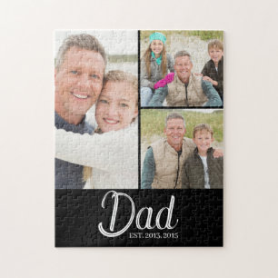 Dad hat Modern 3 Foto gegründet  Puzzle