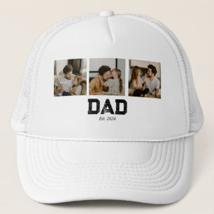 Dad hat modernen Spaß 3 Foto eingerichtet Truckerkappe