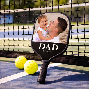 Dad hat modernes Foto gegründet Pickleball Schläger