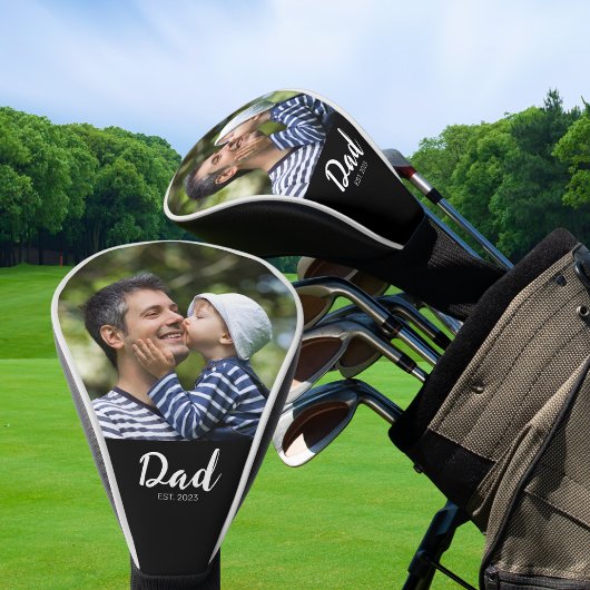 Dad hat modernes Schriftfoto eingerichtet Golf Headcover
