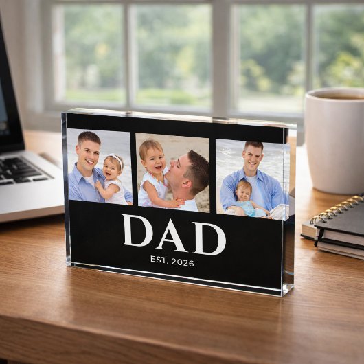 Dad hat modernes Schwarz 3 Foto eingerichtet