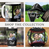Dad hat modernes Skript Schwarz 3 Foto Truckerkappe