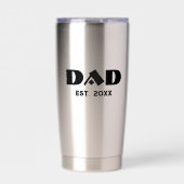 Dad hat neuen Dad-Geschenk gegründet Thermobecher (Vorderseite)