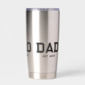 Dad hat neuen Dad-Geschenk gegründet Thermobecher (Rückseite)