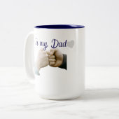 Dad hat zweifarbige tasse (Vorderseite Links)