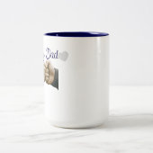 Dad hat zweifarbige tasse (Mittel)