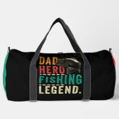 Dad Hero Fishing Legend Duffle Bag (Vorderseite)