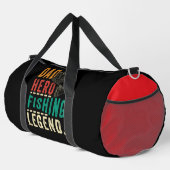 Dad Hero Fishing Legend Duffle Bag (Rechte Ecke)