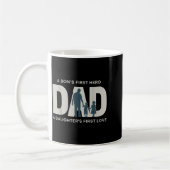 Dad Holding Kids Family Silhouette Father Quote Kaffeetasse (Links)