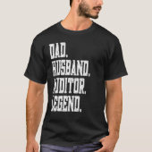 Dad Husband Auditor Legend T-Shirt (Vorderseite)