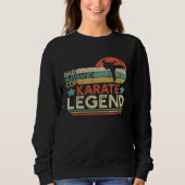 Dad Husband Cop Karate Legend Karate Fighting Poli Sweatshirt (Vorderseite)
