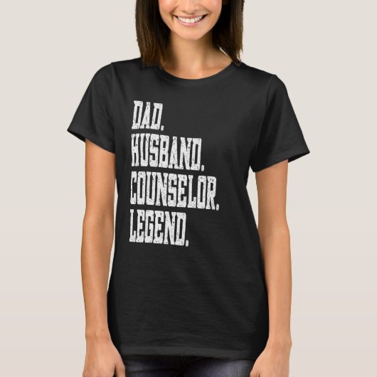 Dad Husband Counselor Legend T-Shirt (Vorderseite)