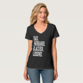 Dad Husband Glazier Legend T-Shirt (Vorderseite Vollansicht)