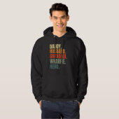 Dad husband grandpa wharfie legend dockworker long hoodie (Vorne ganz)