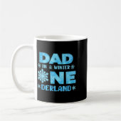 Dad In A Winter Onederland Bday Girl Sweet Snowfla Kaffeetasse (Links)
