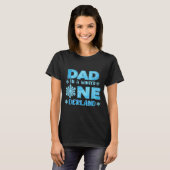 Dad In A Winter Onederland Bday Girl Sweet Snowfla T-Shirt (Vorne ganz)