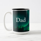 Dad Is Mentor, Guide, Strength & Heart Bear Mug Zweifarbige Tasse (Links)