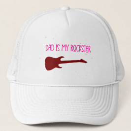 Dad is my rockstar truckerkappe