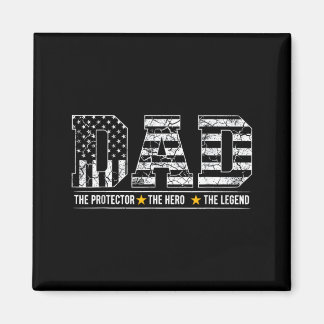 Dad ist Beschützer Held Legende Amerikanische Flag Magnet