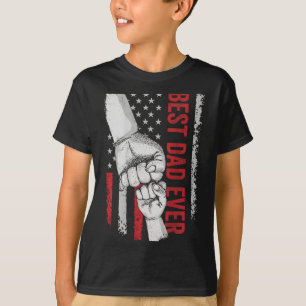 Dad jemals amerikanische Flagge Faustschlag patrio T-Shirt