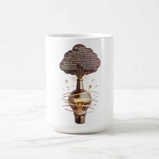 Dad Joke Generator T Shirt, Funny Dad Gift Kaffeetasse (Mittel)