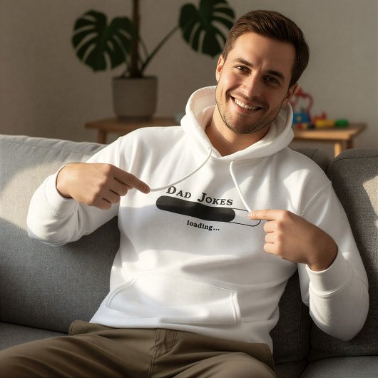 "Dad Joke Loading" Funny New Dad Hoodie | father