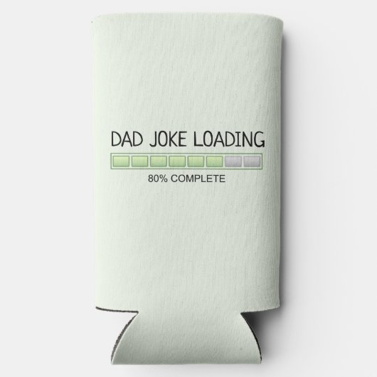 Dad Joke Loading Humor Selters Dosenkühler (Rückseite)