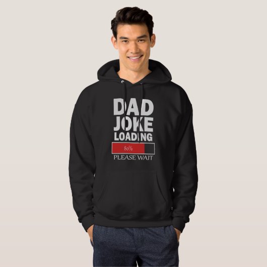Dad Joke Loading Please Wait Hoodie (Vorne ganz)