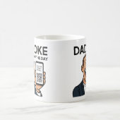 Dad Joke Mug with Daily QR Code – Endless Dad Joke Kaffeetasse (Mittel)