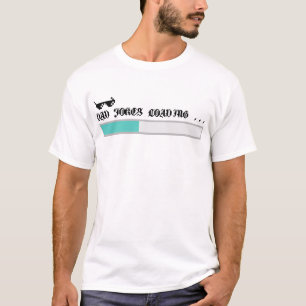 "Dad Jokes Loading..." Pixeltypografie Dad-Shirt T-Shirt