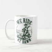 Dad Lawn Mower We Ride At Dawn Funny Mowing Gift G Kaffeetasse (Links)
