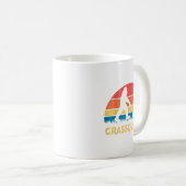 Dad Lawn Mowing Grquatch Bigfoot Mower Gift Funny Kaffeetasse (VorderseiteRechts)