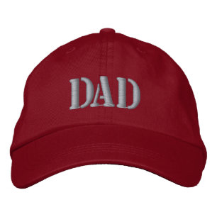 DAD-Lettering-Mütze – Einfacher bestickter Stil Bestickte Baseballkappe