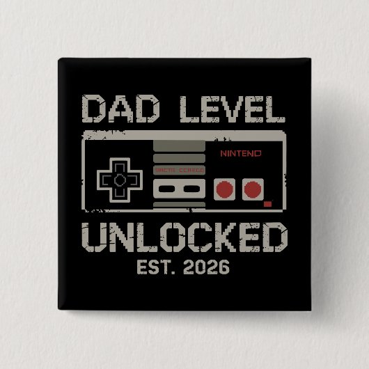 Dad Level freigeschaltet 2026 Bald zum Gamer-Daddy Button (Vorderseite)