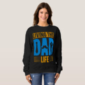 Dad Life Fathers Day Future Dad First Time Daddy Sweatshirt (Vorne ganz)