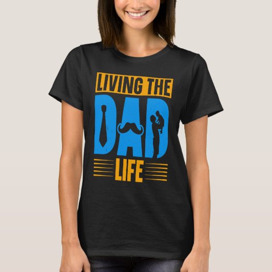 Dad Life Fathers Day Future Dad First Time Daddy T-Shirt (Vorderseite)