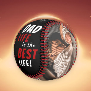 Dad Life ist das beste Leben 2 Fotos Vater-Tag Baseball