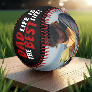 Dad Life ist das beste Leben 2 Fotos Vater-Tag Baseball