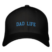 Dad Life Varsity Athletic Fatherhood Lifestyle Bestickte Baseballkappe (Vorderseite)