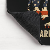 Dad Like Me Is Hard To Find Bigfoot Usa Flag Funny Mousepad (Ecke)