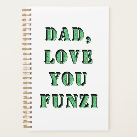 DAD, LOVE YOU FUNZI 2 PLANER (Vorderseite)