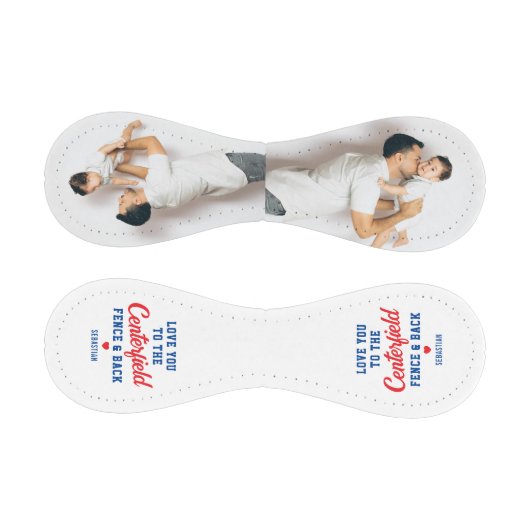 Dad Love You to the Centerfield and Back Photo Baseball (Paneele)