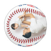 Dad Love You to the Outfield and Back Photo Baseball (Vorderseite Links)