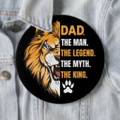 Dad Löwe | Bestes Vatertagsgeschenk | Button (Beispiel)