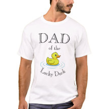 Dad Luck Duck T-Shirt 1. Geburtstagsoutfit