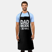 Dad Mode Grill On Funny BBQ Dad Quote Schürze (Getragen)