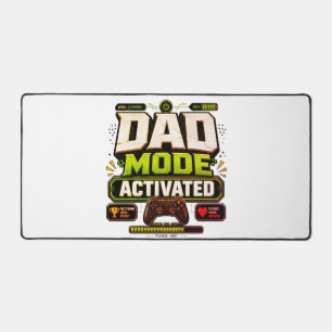 Dad-Modus aktiviert Lustiges Gaming-Dad Vatertag Schreibtischunterlage