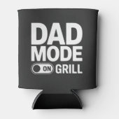 Dad-Modus Grill an BBQ Humor Dosenkühler (Vorderseite)