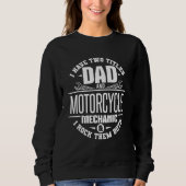 Dad Motorcycle Mechanic Bike Lover Repair Biker Ap Sweatshirt (Vorderseite)