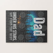 Dad Northern Lights Camping Puzzle (Horizontal)